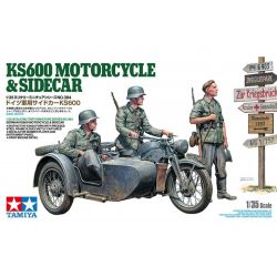 KS600 Motorcycle & Sidecar - Tamiya 35384