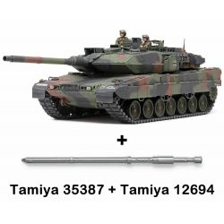 Combo Tamiya Leopard 2A7V + Cañón de Metal