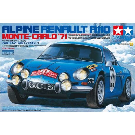 Alpine Renault A110, Montecarlo 1971 - Tamiya 24278